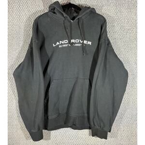 Land Rover x Pacsun Collab Black Logo Hoodie Pullover Unisex Adult XL